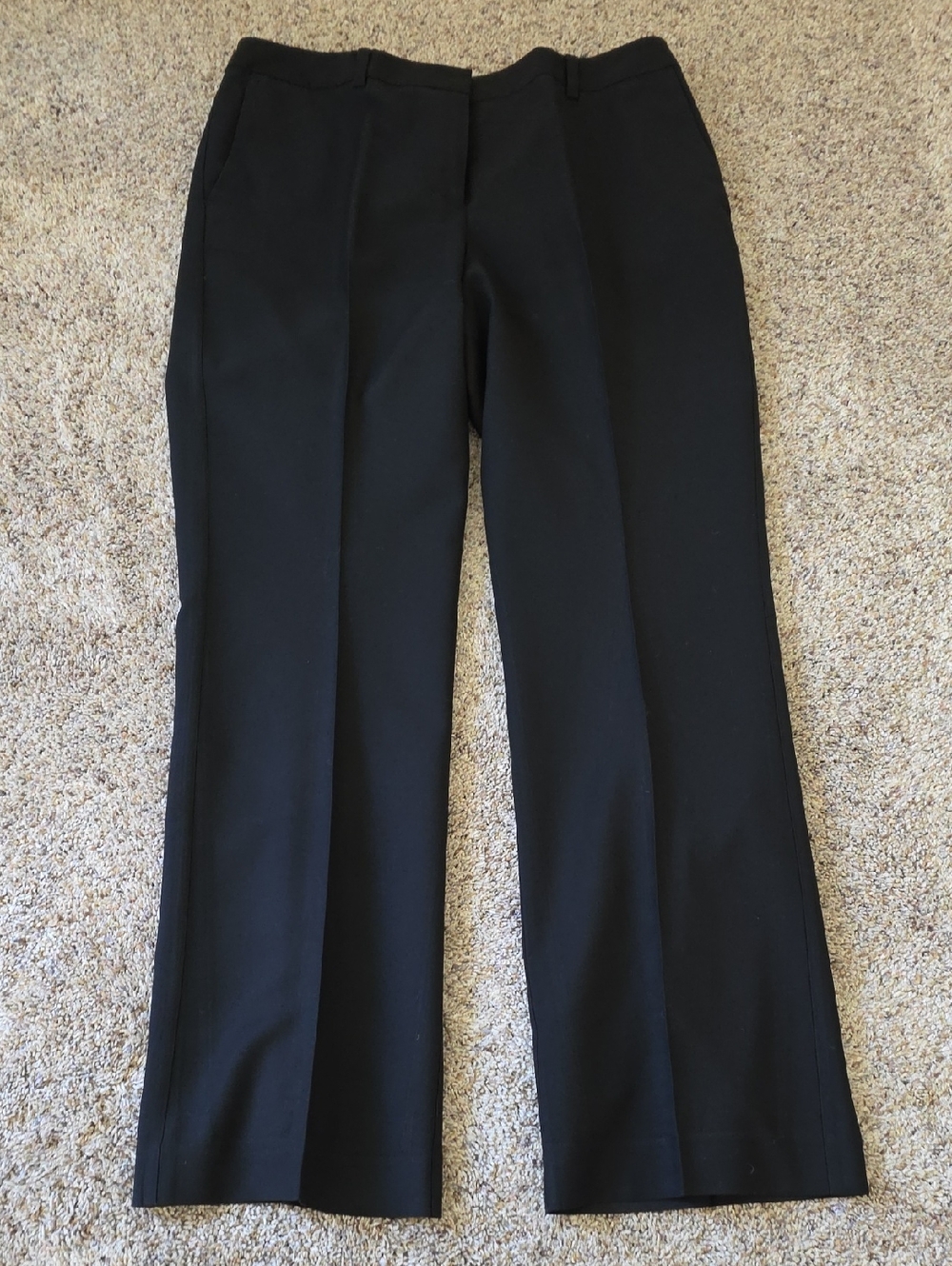 Ann Taylor Black Petite 8P Curvy Dress Trousers